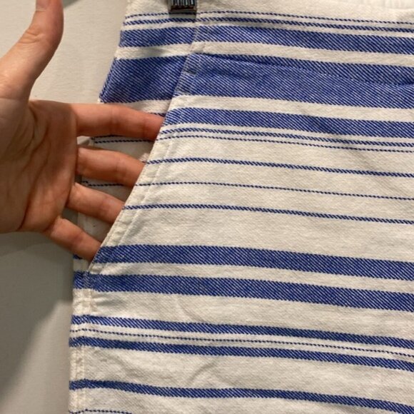 Joie Stripe High Rise Shorts Size 6 - Picture 3 of 10